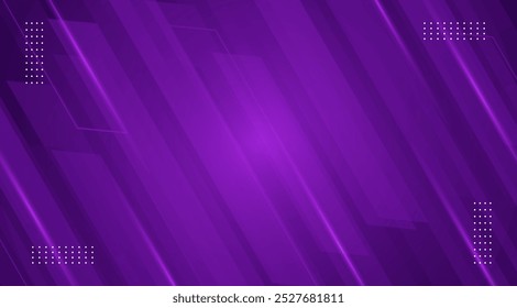 Purple Modern geometric shapes background. Gradient abstract banner. Template for landing page design background