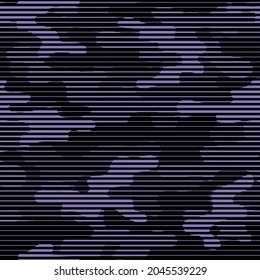 purple modern military vector camouflage print, seamless pattern for clothing headband or print. camouflage from pols