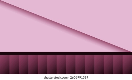 Purple modern papercut background with layered abstract design. Perfect for branding, web, social media, and print. High-quality vector, fully scalable and editable