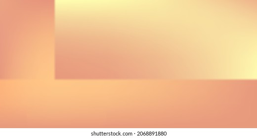 Fondo de superficie geométrica púrpura moderna y suave. Ilustración de las pantallas de malla del degradado Sunset Blank Sunrise. Fondo De Moda Rosa Pink Vacío. Superficie de color amarillo suave naranja suave color agua suave y suave.
