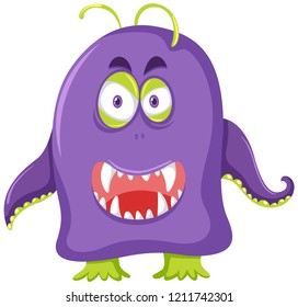 A purple monster character illustration