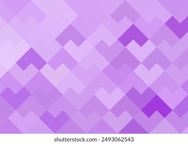 Purple mosaic pixel background. Gradient abstract tile background. Artistic puzzle background.