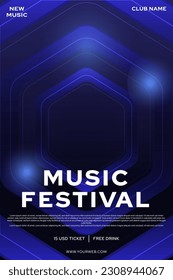 the purple music festival background template is sparkling and has a depth of color