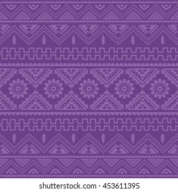purple native american ethnic pattern theme vector art