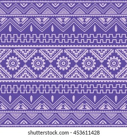 purple native american ethnic pattern theme vector art