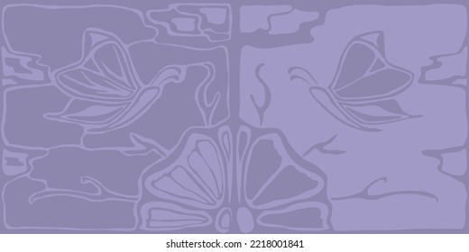 Purple nature art background vector
