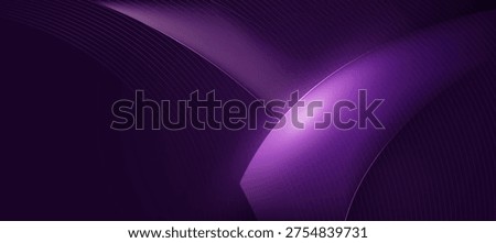 Purple neon lines on black gradient background. tech product presentations