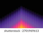 Purple Neon Ribbed Gradient Ripple Reflection Background