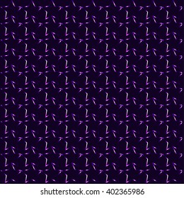 Purple neon stars, violet periodic pattern