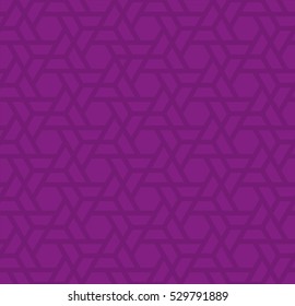 Purple Neutral Seamless Pattern for Modern Design in Flat Style. Tileable Geometric Vector Background.