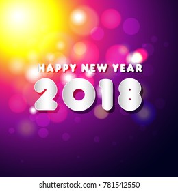 purple new year background