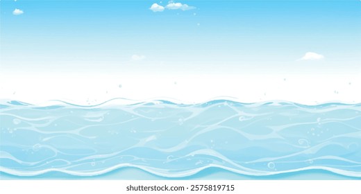 "Purple Ocean: Fluid Abstract Watercolor Wave Texture: Soft and fluid watercolor waves in shades of purple and white, perfect for banners, digital art, or any ocean-inspired graphic design project."
