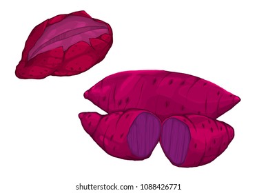 Purple or Okinawa yam