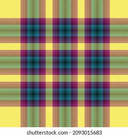 Purple Ombre Plaid textured seamless pattern suitable for fashion textiles and graphics