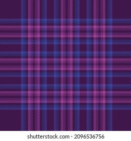 Purple Ombre Plaid textured seamless pattern suitable for fashion textiles and graphics