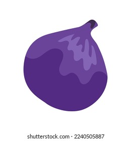 Purple onion with vitamin C vector illustration. Cartoon drawing of enriched organic antioxidant, purple onion. Food, nutrition, diet concept
