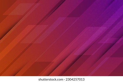 fondo geométrico abstracto de color naranja púrpura. concepto moderno. vector eps10