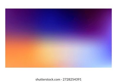 Púrpura Naranja Azul Gradiente Desenfocado Abstractas Vibrante Puesta de sol Fondo colorido