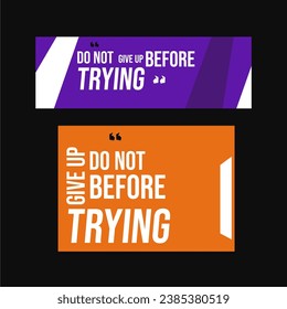 Purple and orange Daily Motivation Collection