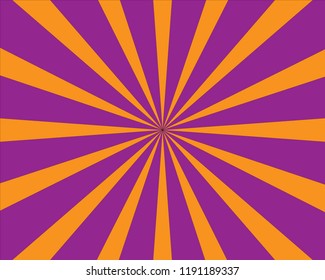 Purple and orange exploding background.