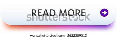 Purple and orange gradient bar featuring a read more button, encouraging users to discover additional content, complemented by a right arrow for seamless navigation