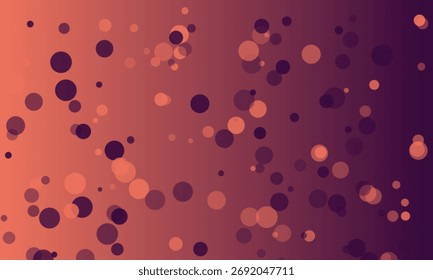 Purple and Orange Gradient Bokeh Background abstract
