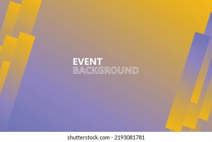 Fondo vectorial abstracto de color gradiente púrpura y naranja con rectángulo situado en diagonal. Ideal para eventos, reuniones y seminarios web.
