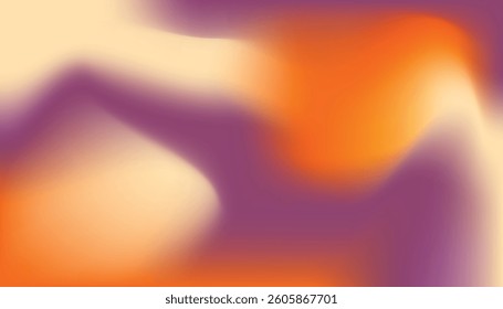 Purple and orange soft gradient with abstract flowing texture and motion