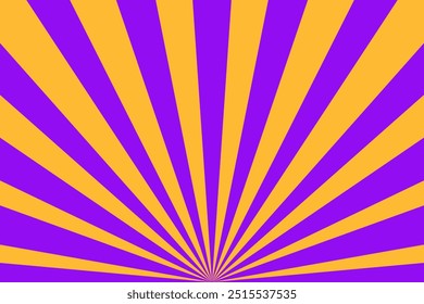 purple and orange sunburst background vector design. comic background with retro rays.sunburst pattern background.