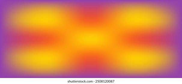 Fondo abstracto de color de malla de degradado amarillo naranja púrpura