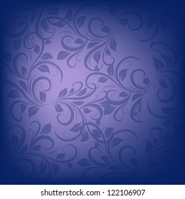 Purple ornament with light