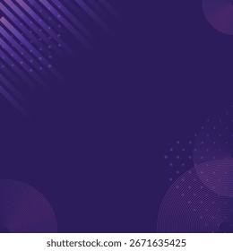 Purple ornamental background with gradient