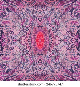 Purple ornate pattern
