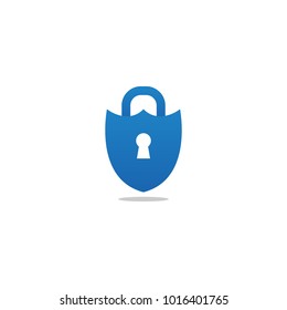 Padlock Logo Icon Vector Template Illustration Stock Vector (Royalty ...