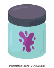 Purple Paint Pot School Icon