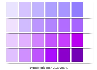 purple palette. Pastel colors. Line art. Design element. Vector illustration. stock image.