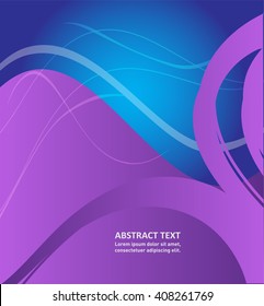 purple paper background overlap dimension vector illustration message board for text and message design modern website
