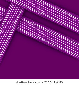violetter, abgeschnittener Hintergrund, Hintergrunddesign mit Halfton- und Schattenelementen, Papierschnitt-Design