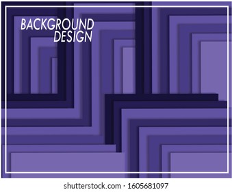 purple paper cut background modern