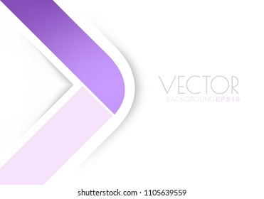 Purple paper label vector background abstract logo layer with white space for background design 