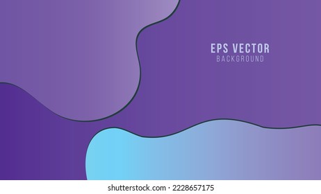 Purple Papercut Gradient Shape Background Abstract EPS Vector