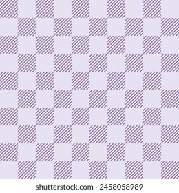 Purple Pastel Color Chess Table