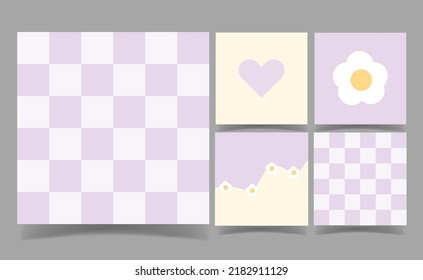 Violett pastellfarbene Memonotizen Vorlage für Grußschrott Buchungskartendesign. abstrakter Hintergrund. Tapete-Wickelpapier.