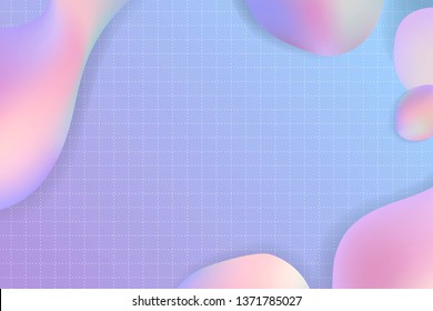 Purple pastel fluid design vector
