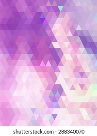 Purple pastel triangles pattern