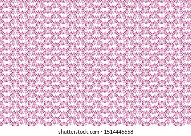 Purple Pattern Design For Decor, Background, Print And Textile Use. Editable Vector Available 