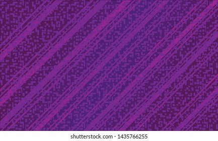 purple pattern of geometric figures or blocks 