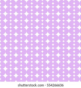 Purple pattern, hearts on a bright background.