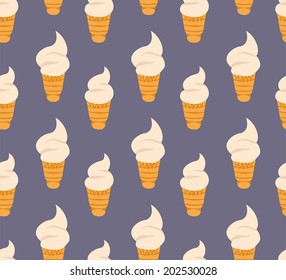 purple pattern ice cream