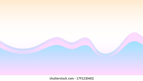 Purple pink abstract curve pattern background with copy space, Wave Abstract Background. For Design Flyer, Banner, Landing Page. Vector Illustration with Color Gradient